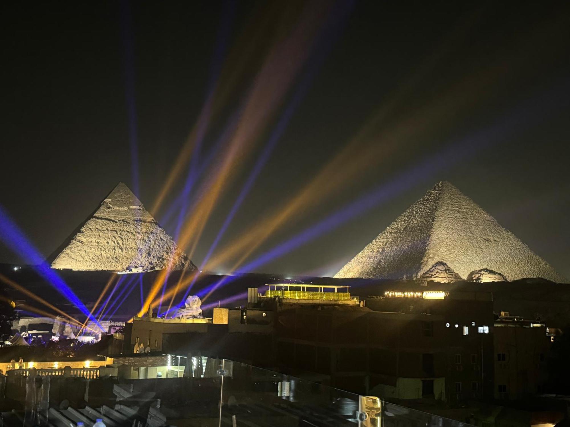 Pyramids And Sphinx Hotel Kafret el-Gabal Buitenkant foto