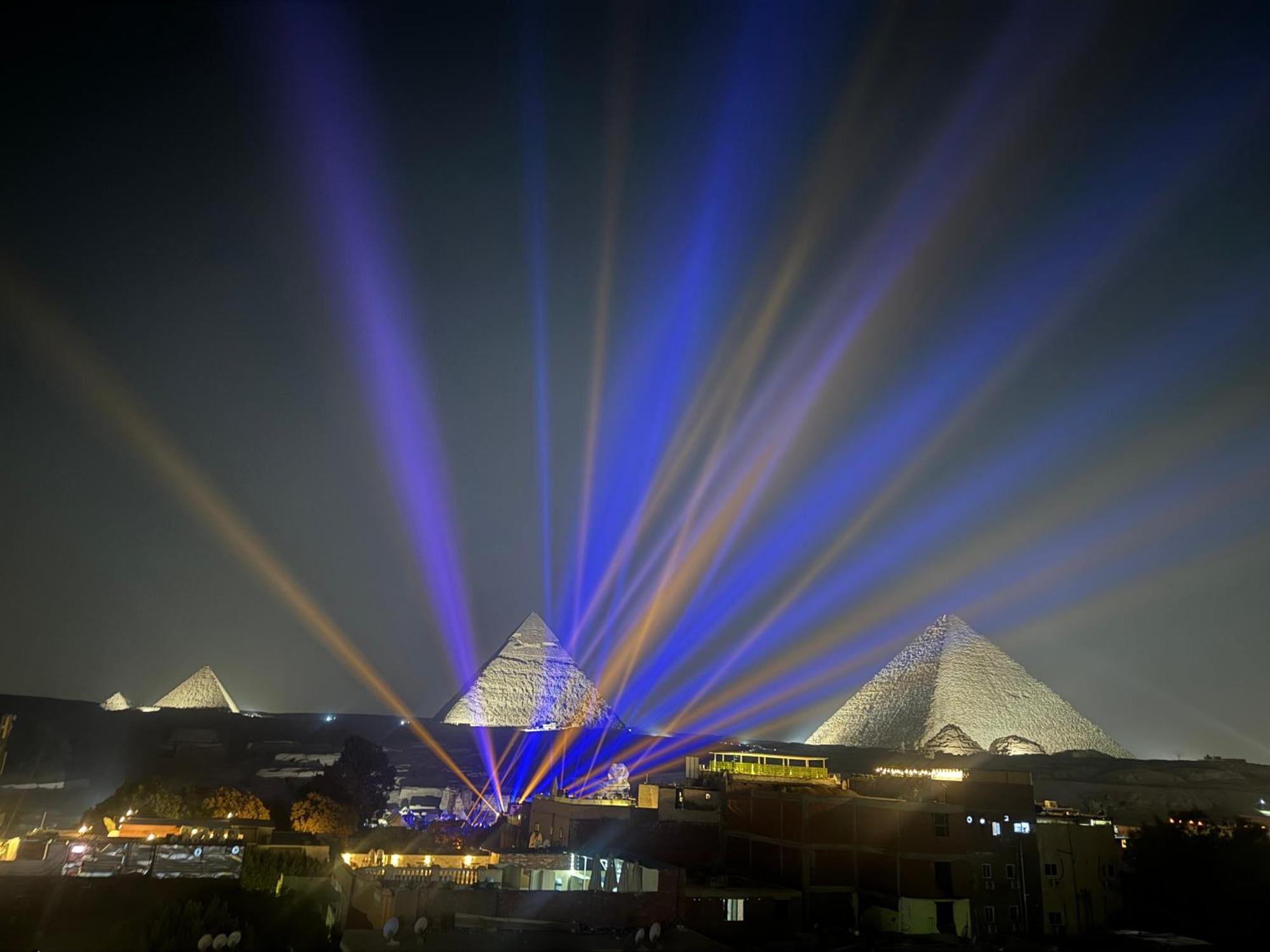 Pyramids And Sphinx Hotel Kafret el-Gabal Buitenkant foto